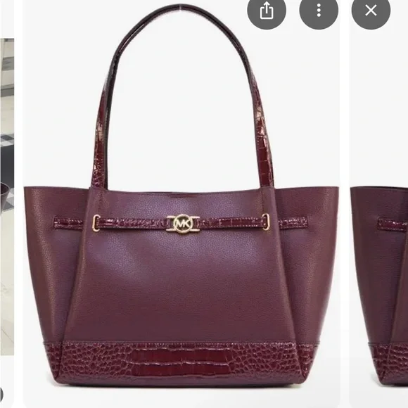 Michael Kors Brown Tote with Luxurious Gold Details - Picture 2 of 2